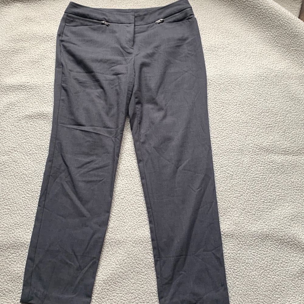 Worthington Slim Fit gray slacks size 4